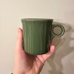 Fiestaware Homer Laughlin HLC ring coffee mug sage green